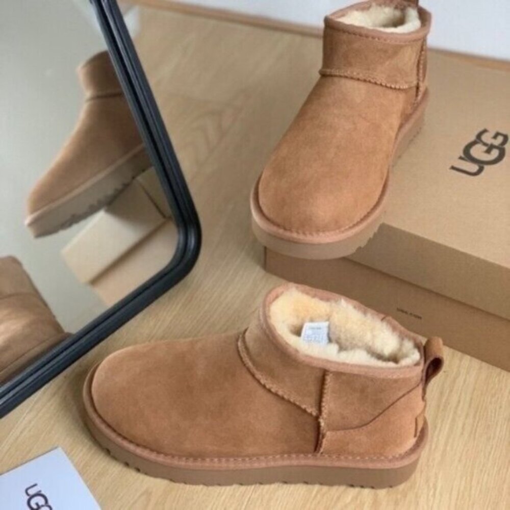 UGG Classic Ultra Mini Boots chestnut - Picture 3 of 6